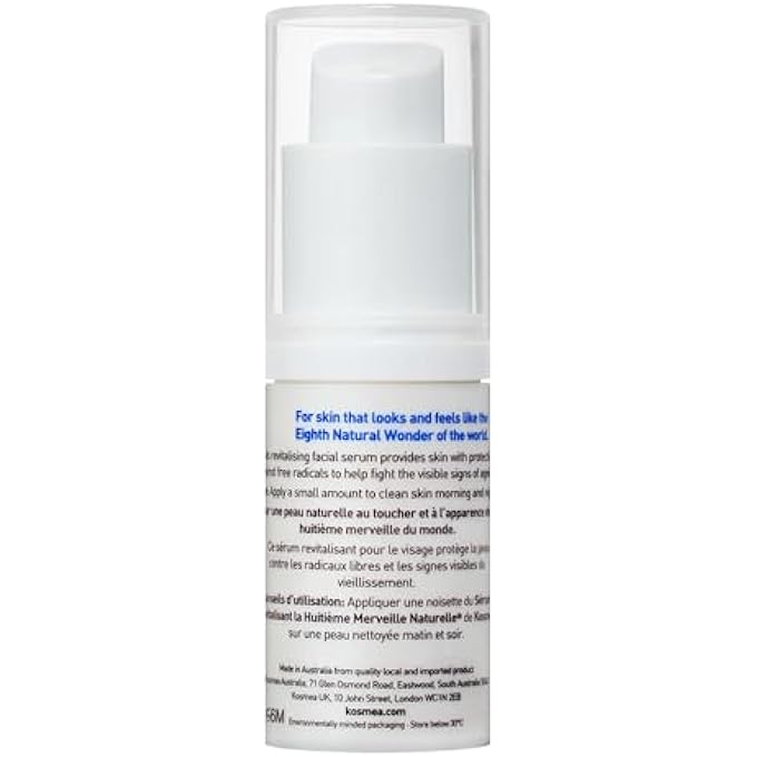 kosmea EIGHTH NATURAL WONDER FACIAL SERUM  BEST ANTI AGING SERUM FOR THE FACE & SKIN  CONTAINS MYOXINAL DERIVED FROM HIBISCUS SEED & CERTIFIED ORGANIC ROSEHIP OIL & MORE 0.501FL OZ - Image 4